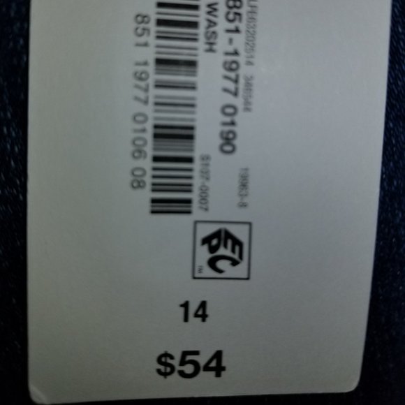 Liz Claiborne Amber Womens Mid Rise Straight Jeans with leg button detail - Picture 13 of 16